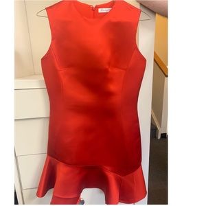 Dior red silk dress. Beautiful size 38 fits S/M.